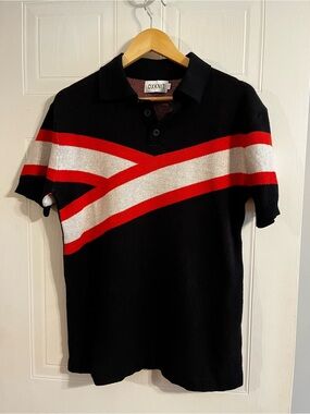 OXKNIT RETRO MOD KNIT POLO - SIZE LARGE